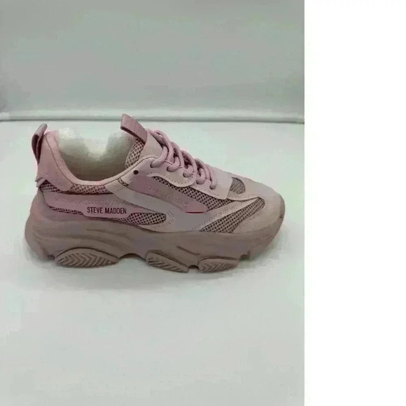 BRAND NEW IN BOX Steve Madden Women's Possession Sneaker Dusty Pink - Picture 6 of 9